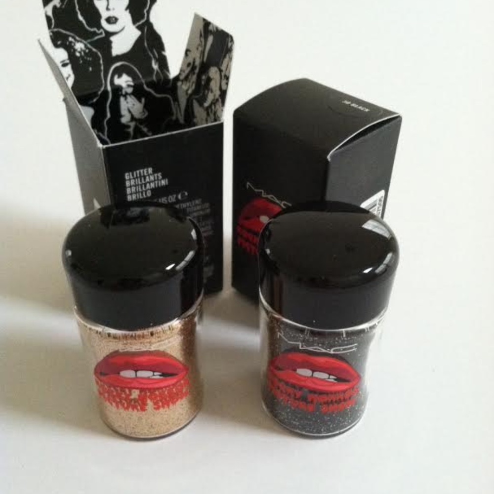 Mac Cosmetics Rocky Horror Picture Show Glitter GOLD 3D Black 40th Anniv…